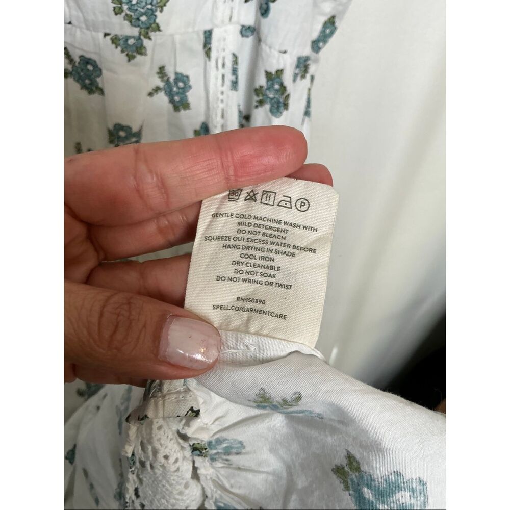 Spell Fable Block Printed Strappy Sundress - Picture 7 of 7